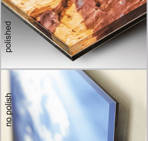 Acrylic Print - Polished Edge vs Routed
