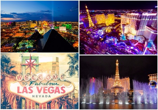 las vegas acrylic prints